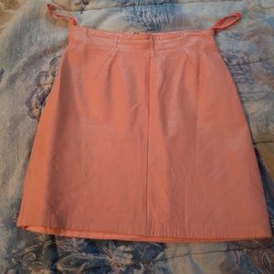 North Beach leather mini skirt